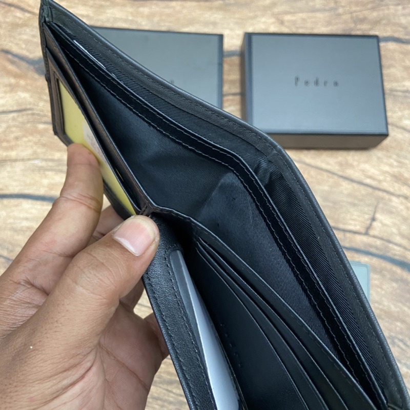 Dompet pria Pedro kulit asli import dompet lipat pria dompet kulit pria