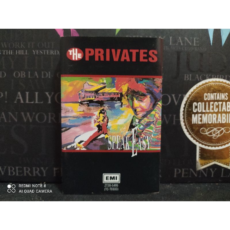 Kaset Import : THE PRIVATES - SPEAK EASY.