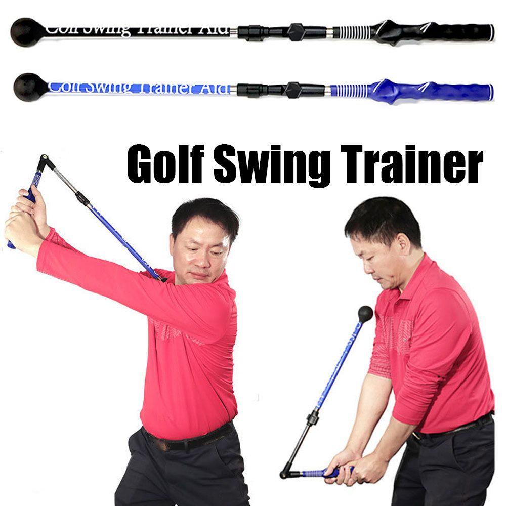 Chookyy Golf Swing Trainer Alat Bantu Mengajar Luar Ruangan Postur Korektif Yang Dapat Disesuaikan