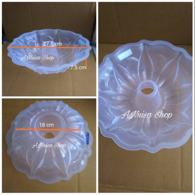 Cetakan Puding bunga teratai besar