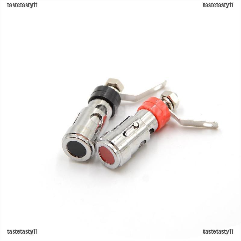 (taty) 2Pcs Speaker Audio Terminal Spring Spring Loaded Tipe Spring NIC