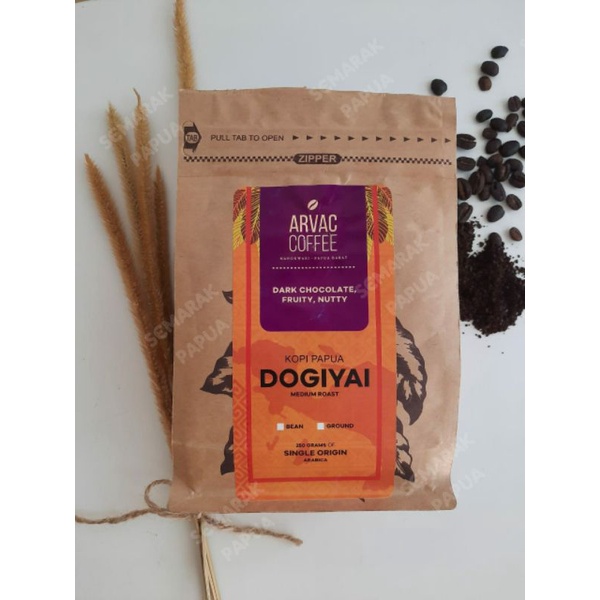 Kopi Papua Premium DOGIYAI Arvac Coffee