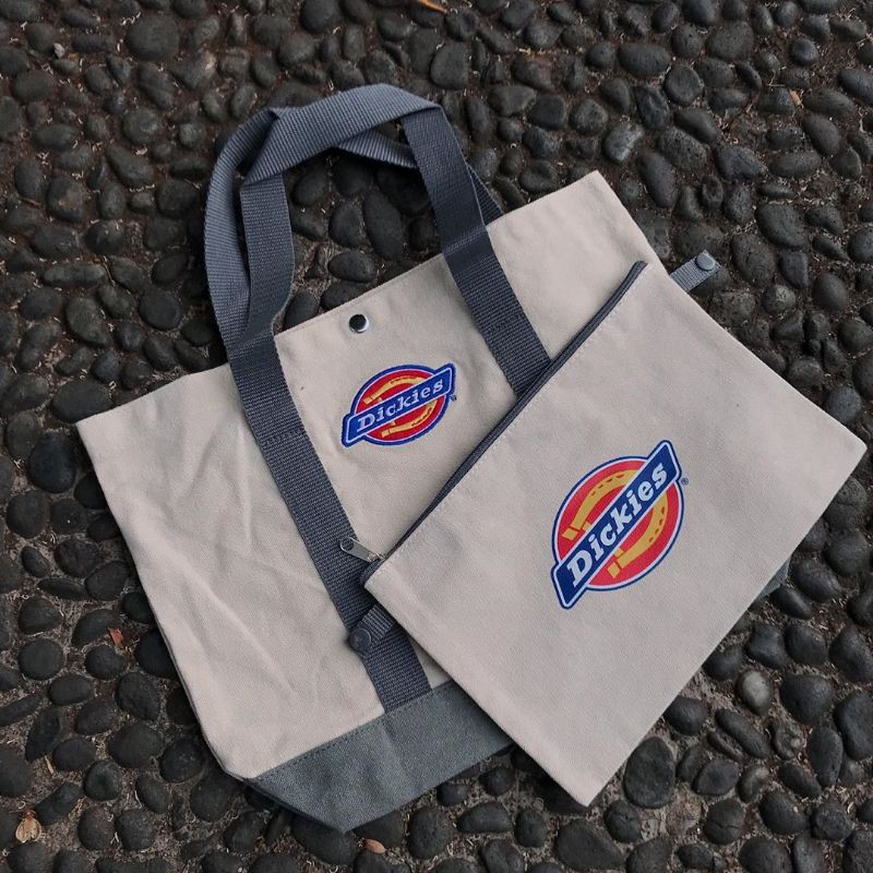 Dickies canvas totebag with pouch bag set