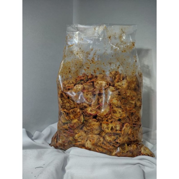 

SEBRING CIKRUH KERUPUK BAWANG 1KG PEDAS GURIH BUMBU KACANG AROMA DAUN JERUK