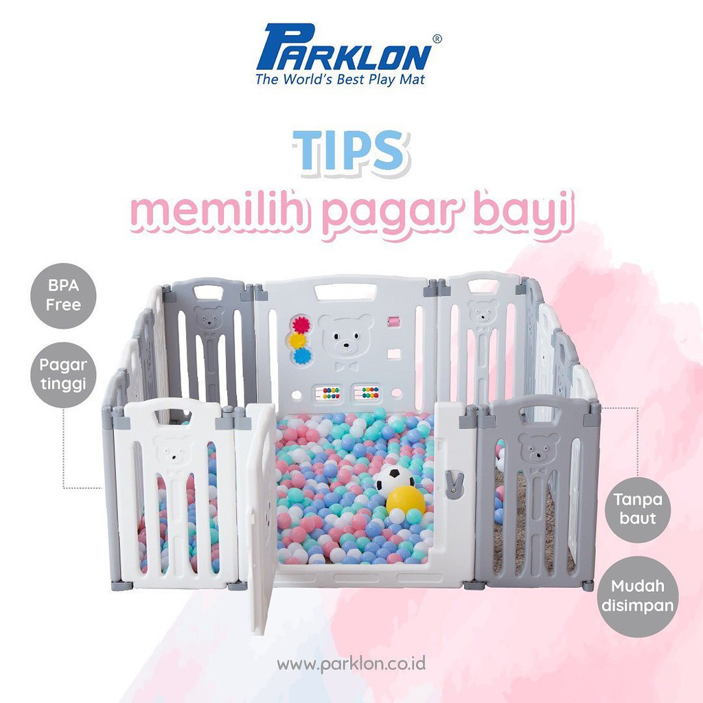 parklon folding fence 8+2 Pagar Bayi Parklon Fence Folding New Series Pagar Anak MONOCHROME