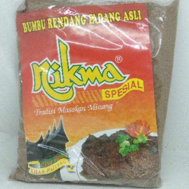 

Bumbu Rendang Randang NIKMA Spesial 250 Gram Padang ASLI Cita Rasa Khas Tradisi Masakan Minang