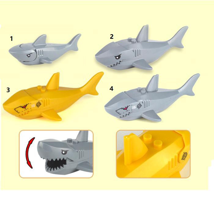 Shark Baby Daddy Robo Droid Yellow Hiu Minifigure Minifigure Lego kw