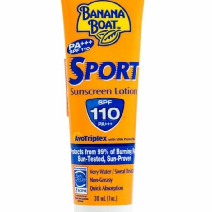 BANANA BOAT Sport Sunscreen SPF 110 Lotion 30ML Terlaris