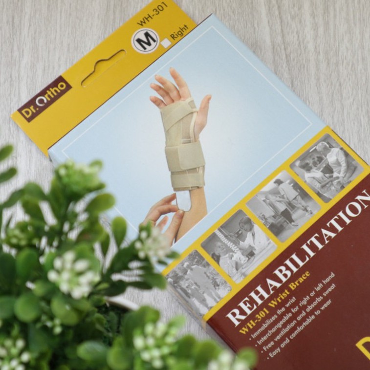 Dr. Ortho WH-301 Wrist Splint Brace - Support Pergelangan dan Telapak Tangan