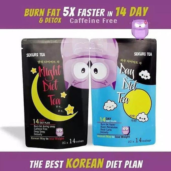 

SEKURI TEA 14 Day Korean Diet Tea Bakar Lemak 5x Lbh Cepat