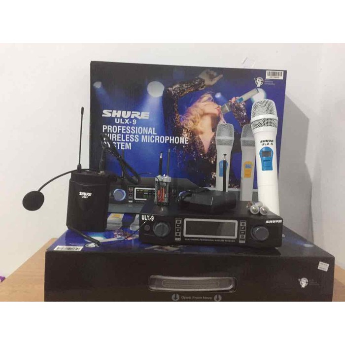 MIC WIRELESS SHURE ULX 9 PEGANG JEPIT