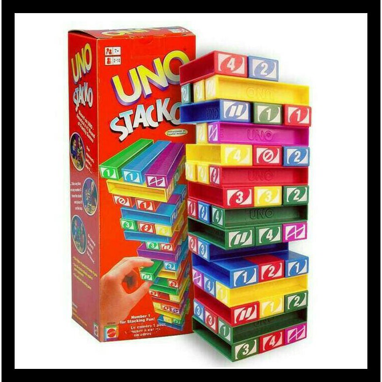 Mainan Tower Uno Stacko / Uno Stacko Game Termurah