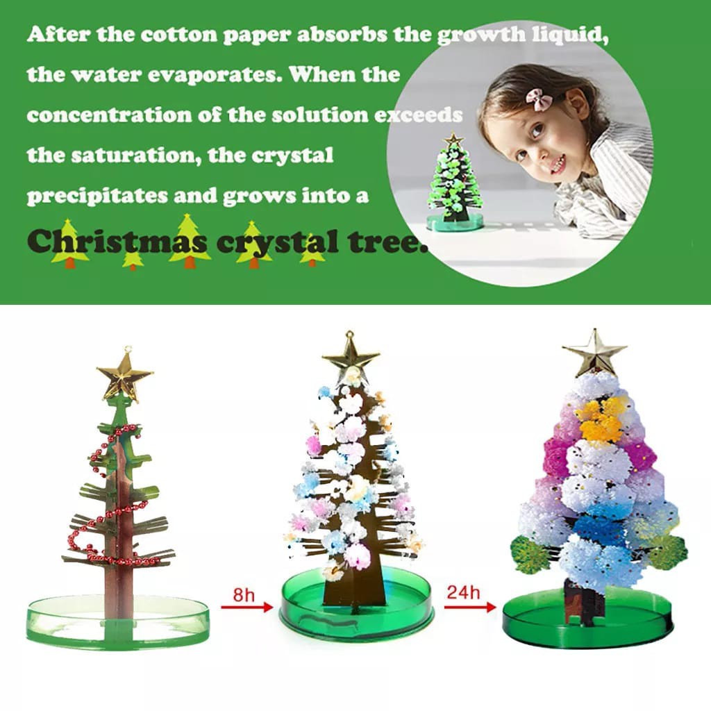 BIG SALE mrcaisen CHRISTMAS MAGIC growing tree pohon natal cemara ajaib M003