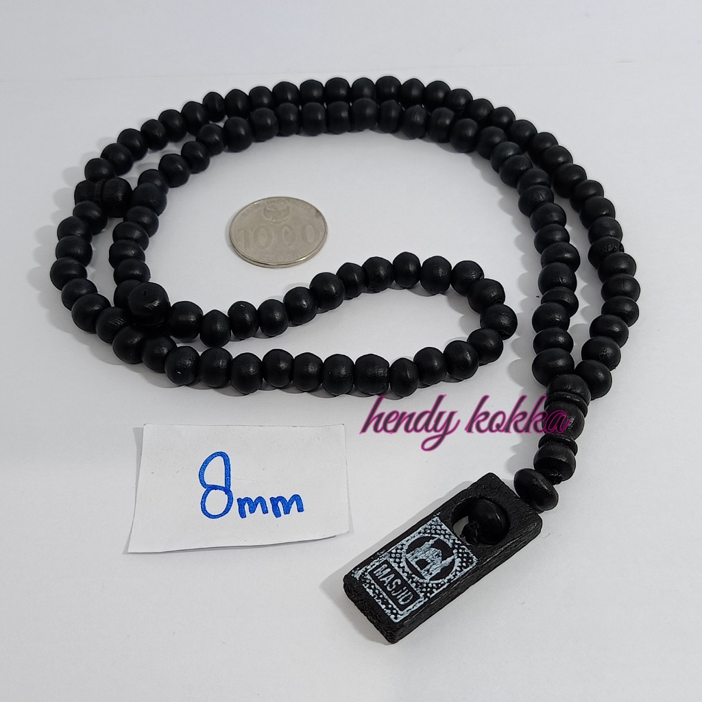 tasbih 99 kayu kopi 8 mm htm