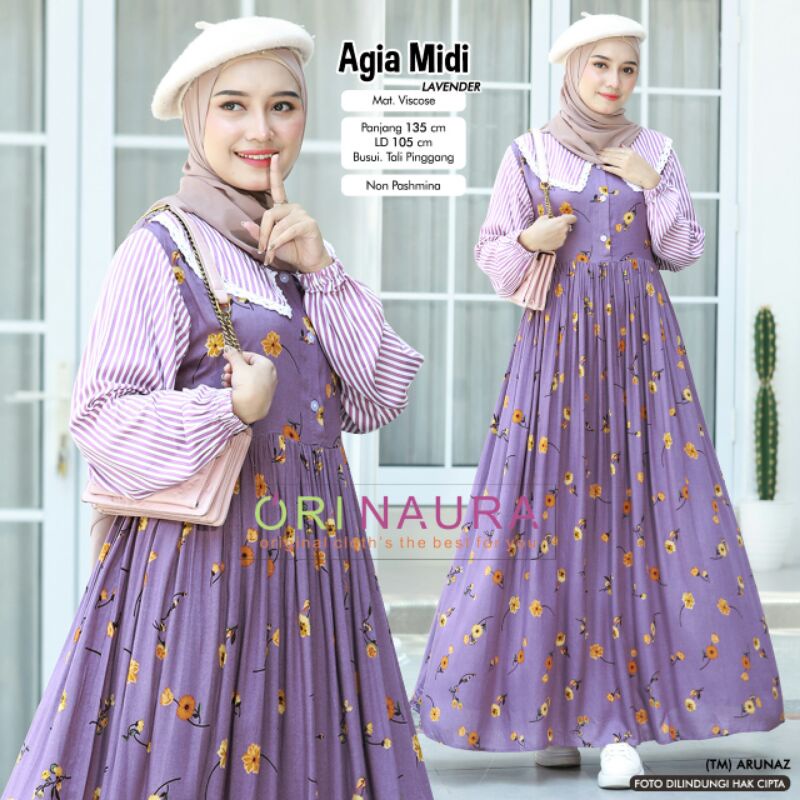 QIRA,FRAYA,DEFANA,KOPA,AGIA Mini Dress muslim by Ori Naura