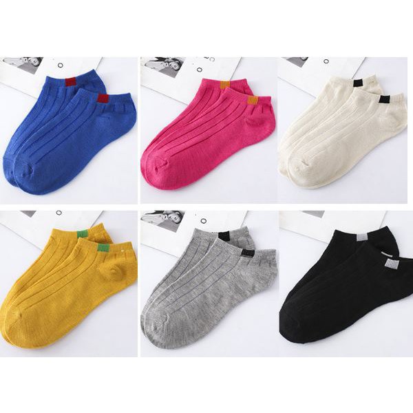 TJM KK216 Kaos Kaki POLOS 6 Ankle Cute Socks Short Socks Kaos Kaki Pendek Murah