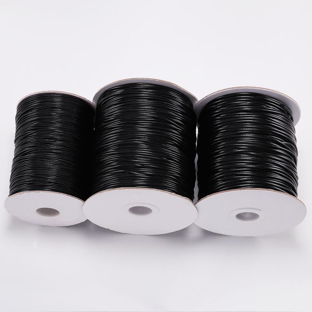 Import 0.8 1.0 1.5 2.0Mm Handmade Leather Cord Braided Rope Diy Pendant Charms Findings