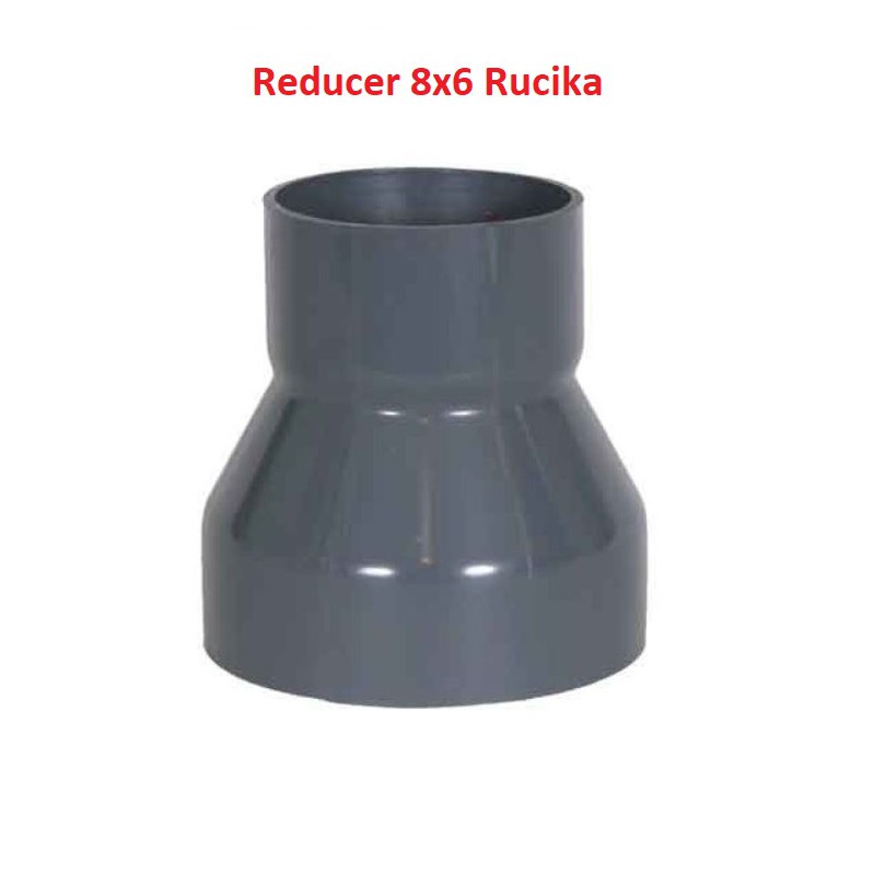 Reducer R Sock RUCIKA 8x6 8&quot; inch ke 6&quot; inch socket sok plug 8 x 6 pembuangan pipa air