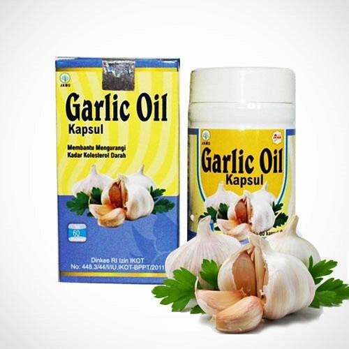 ~853# Garlic Oil 100 kapsul Mengurangi Lemak darah  anti kolestrol