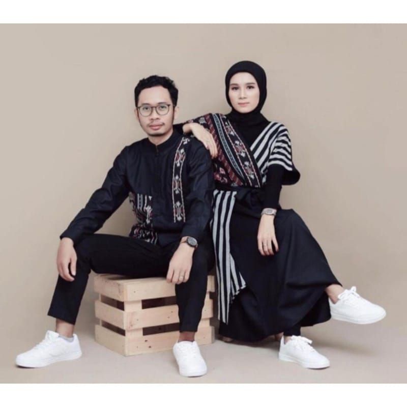 Naomi dress - Baju tenun couple - baju tenun prewedding - baju tenun - dress tenun - kemeja panjang 