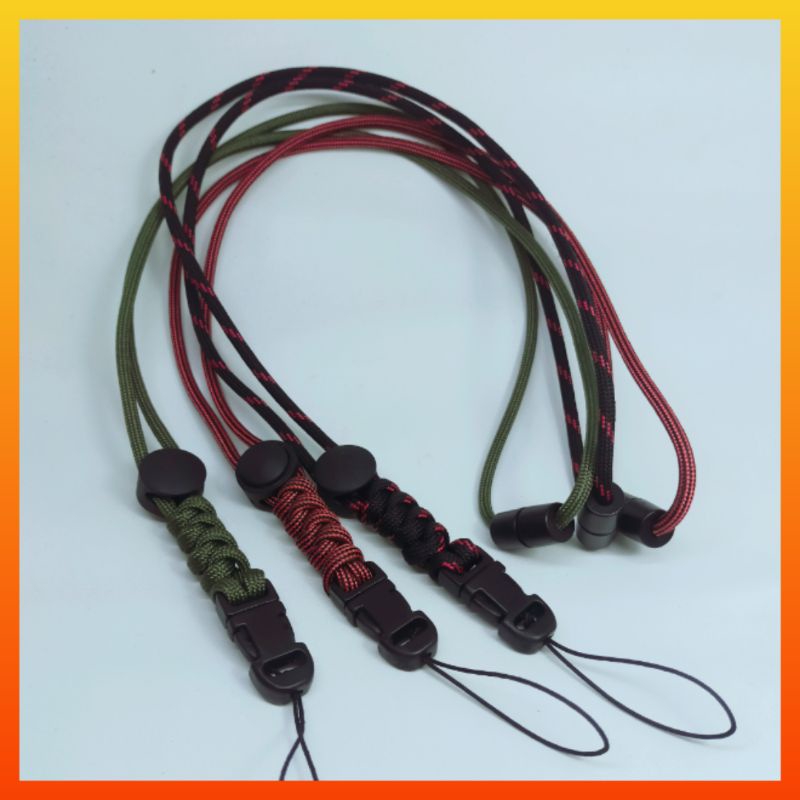 

Gantungan ID Card Kalung Kartu Hp Premium Tali Paracord