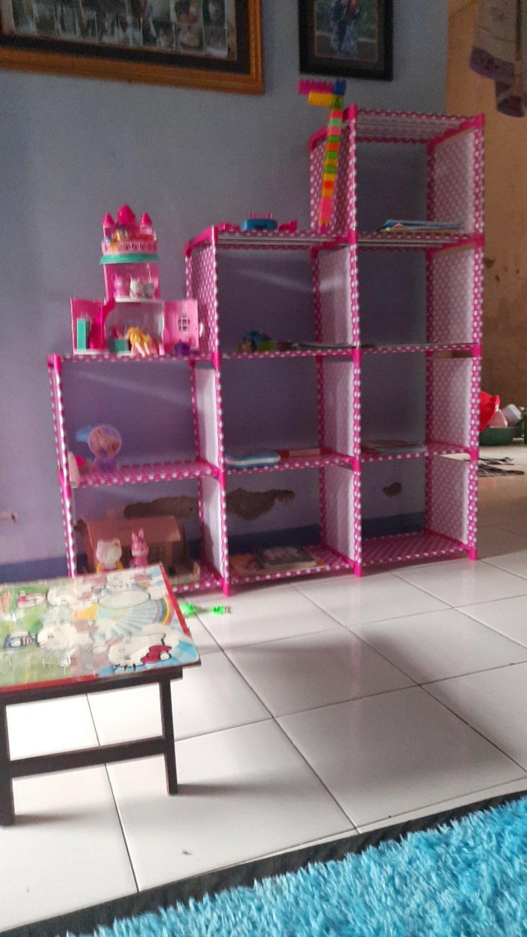 Rak Buku Portable 3 Sisi