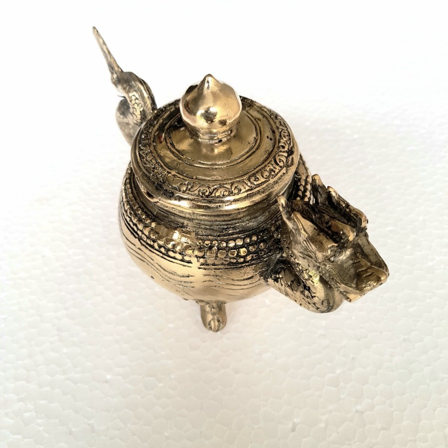 Koleksi Pajangan Guci Cepu Antik Kepala Naga