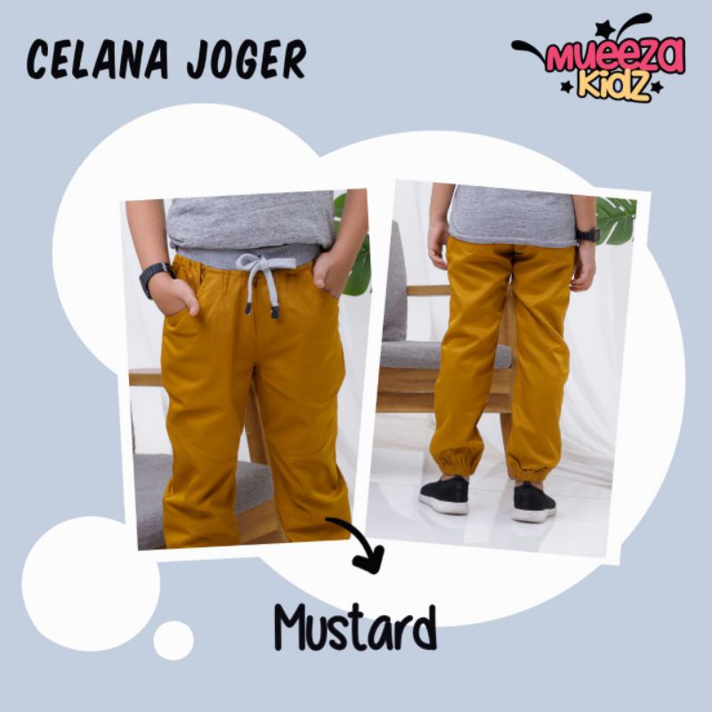 CELANA JOGER UNISEX 5 -16 TAHUN BY MUEEZA KIDS | CELANA JOGER ANAK - REMAJA UNISEX | CELANA PANJANG ANAK PEREMPUAN &amp; LAKI LAKI