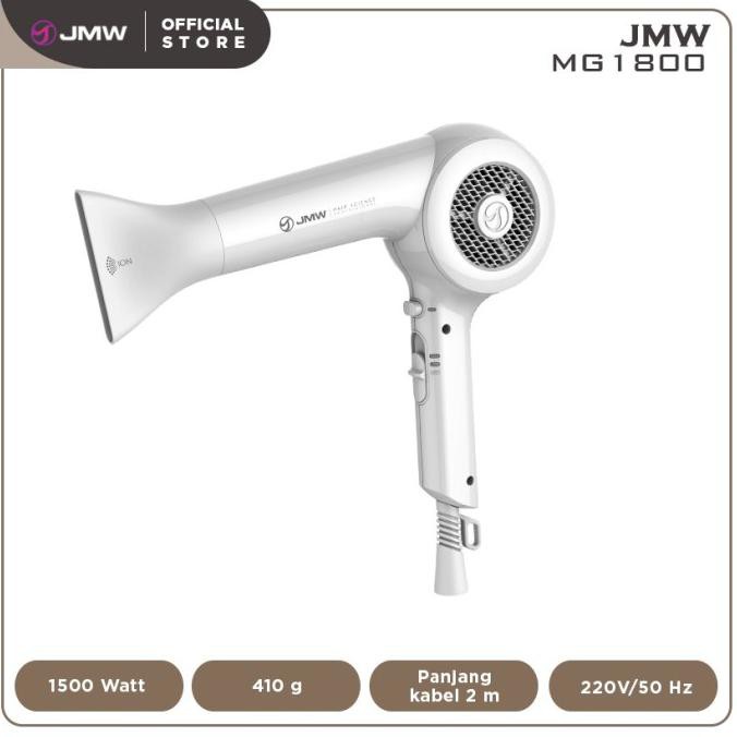 Promo Jmw Hairdryer Mg1800 Pengering Rambut Fgr Hahahihimart
