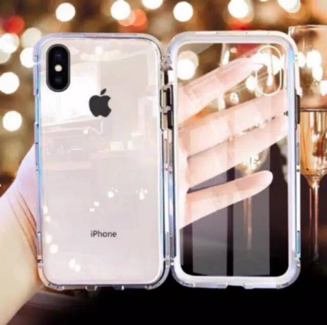 Case Magnetic Iphone XR Premium Case 2in1 Case Magnetik Iphone XR