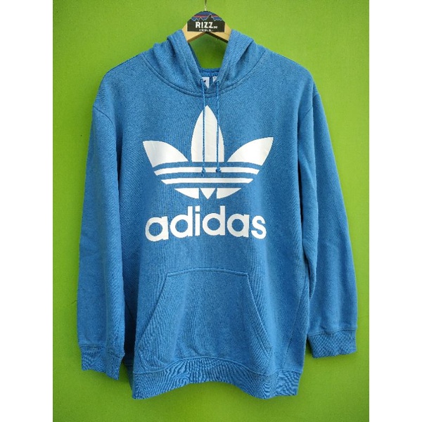 hoodie adidas trefoil blue