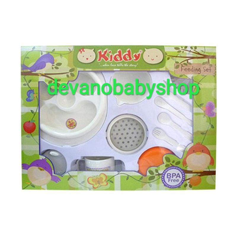 FEDDING SET KIDDY BESAR-FOOD MAKER KIDDY-TEMPAT MAKAN BAYI KOMPLIT-KADO BAYI