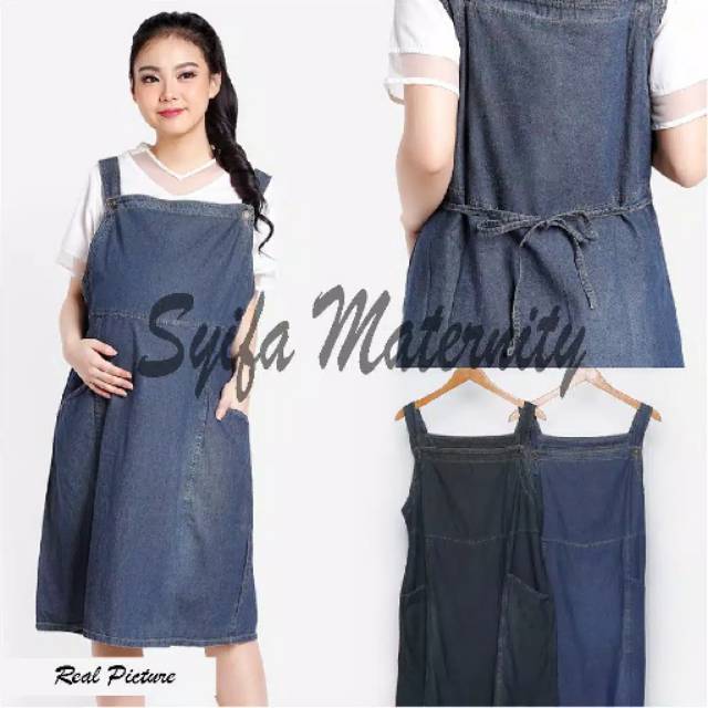 AT120 Dress hamil overall jeans