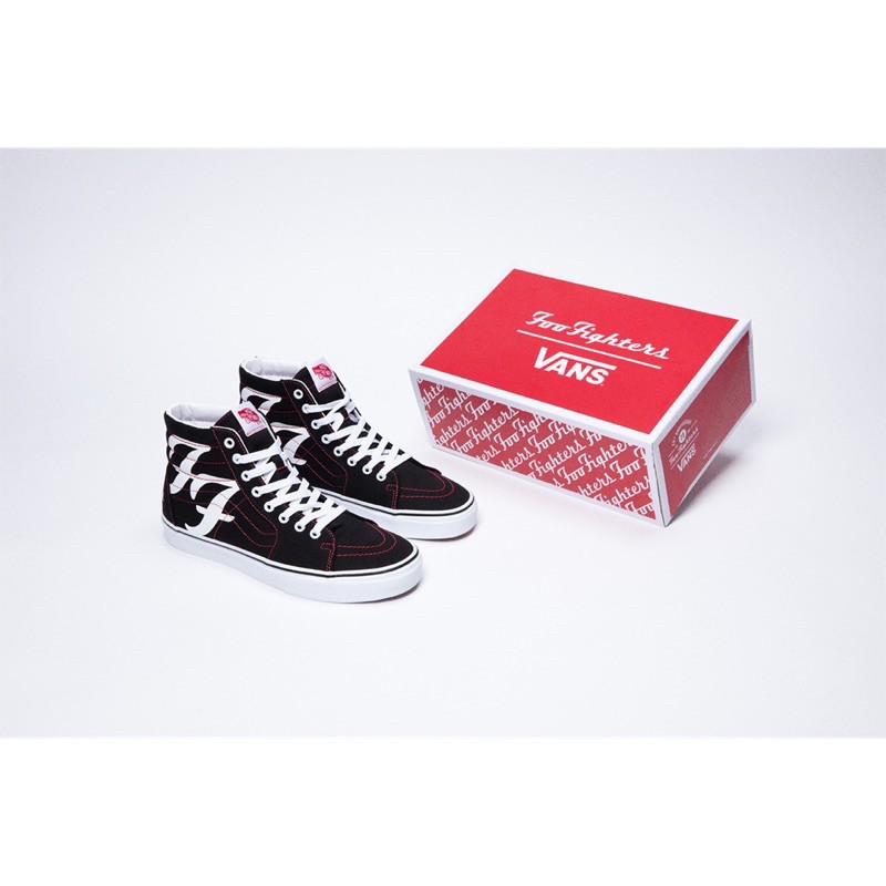 vans sk8 hi foo fighters