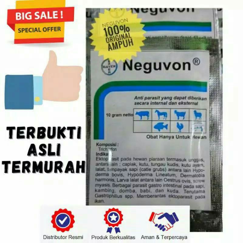 neguvon anti parasit pada hewan