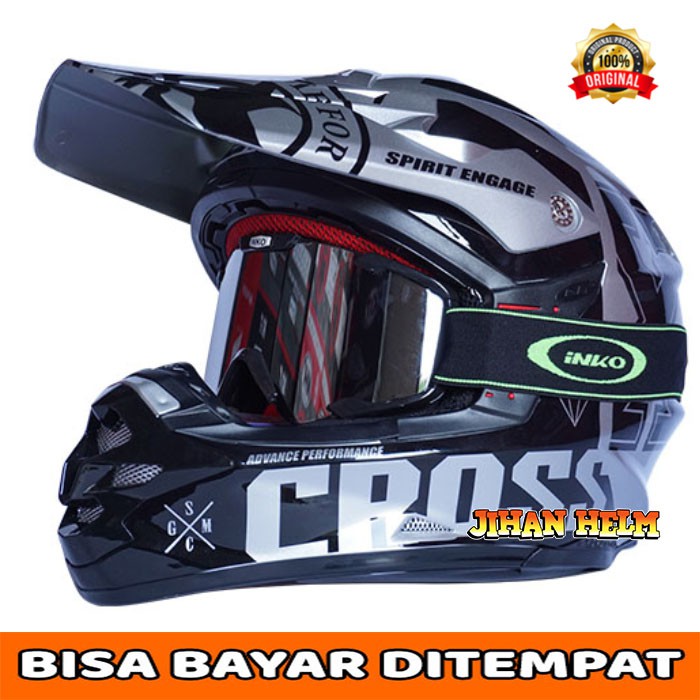 HELM / HELM GM / HELM GM CROSS CR 01 CRISTAL SILVER TERMURAH