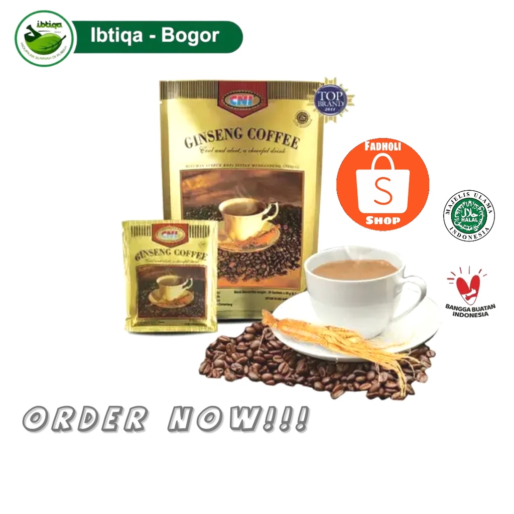 

GINSENG COFFEE CNI KOPI GINSENG ISI 20 SACHET DIJAMIN ORIGINAL 100%