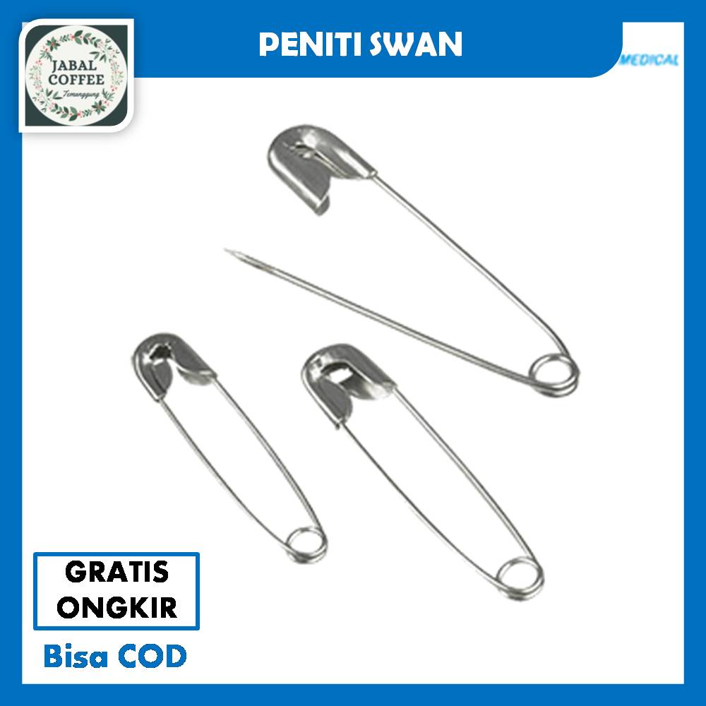 Peniti Swan Stainless Isi 12 Pcs / Peniti Swan / Peniti Set / Peniti Hijab / Peniti Jilbab J49