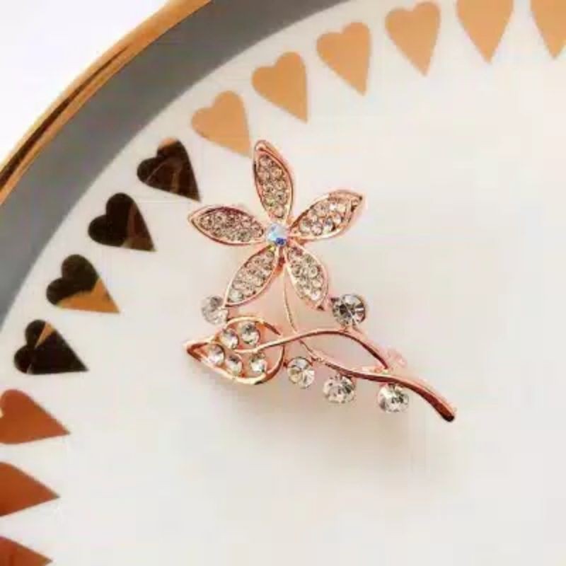 Brooch / bros jilbab / bros cantik / bros rosegold / bros murmer / bros murah / bros lucu / korean