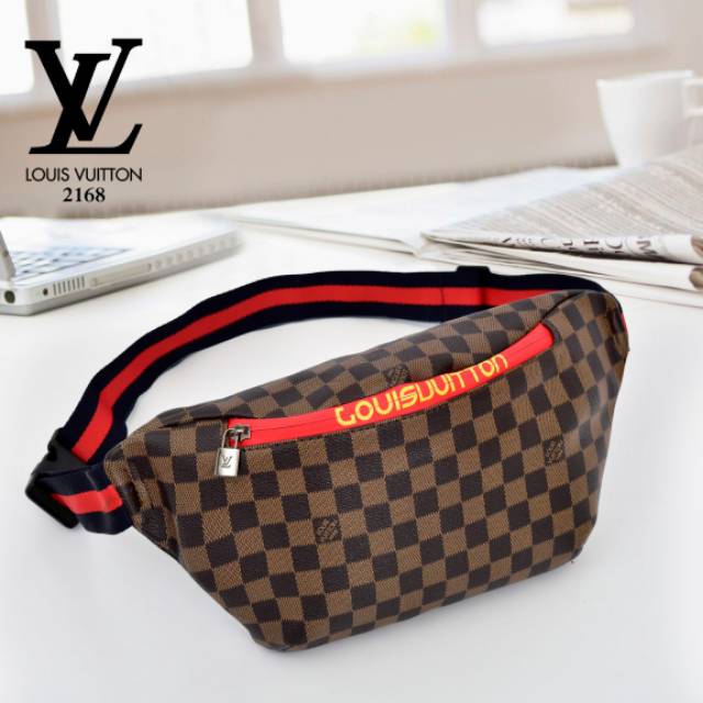 TAS PINGGANG LOUIS VUITTON 2168 JC Tas Impor Batam