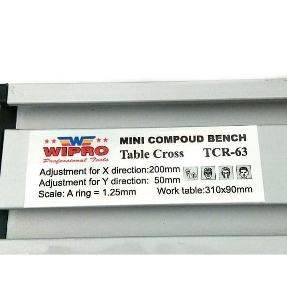 Ragum Cross Milling Bor Duduk Catok Freeze Mini Cross Vise Adjustable