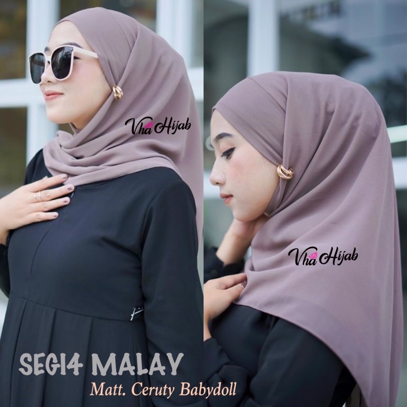 NISSA | Hijab SEGITIGA INNER CIPUT 2LAYER CERUTY BABYDOLL