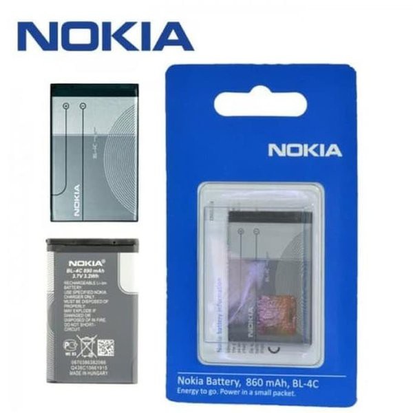 PREMIUM [ COD ] Batre Nokia BL-4C BL-5C Battery Baterai Nokia BL 5C BL 4C Original 95%