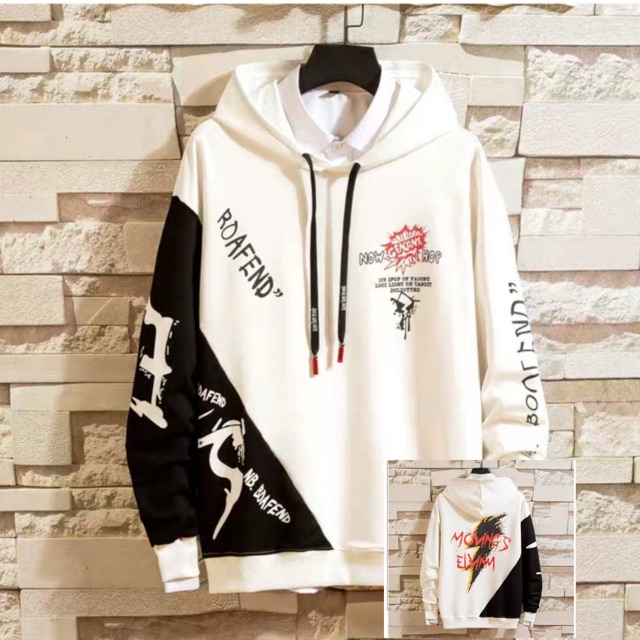 SWEATER HOODIE COWOK HODIE PRIA MOTIF ROAFEND FASHION PREMIUM