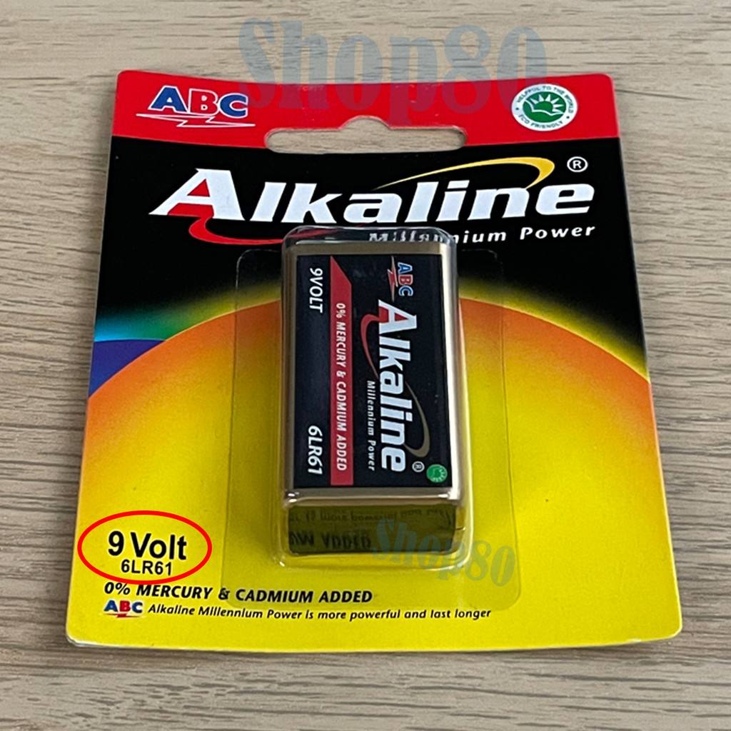 ABC Alkaline 9V Baterai Battery Batre Batere Kotak 9 Volt