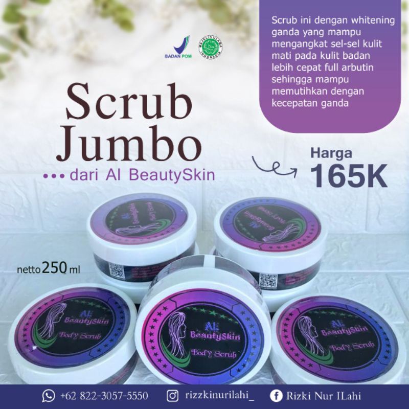 (FREE GIFT) SCRUB JUMBO AL BEAUTYSKIN 250ML