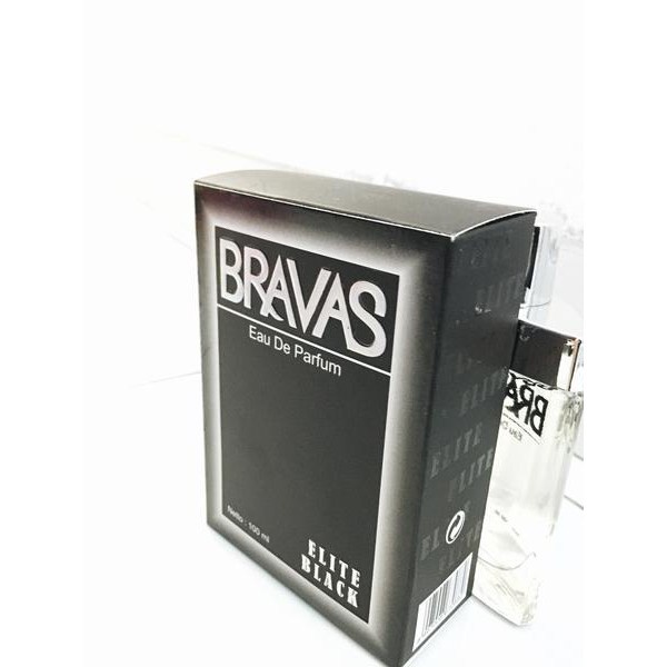 Bravas Elite Black PARFUM EDP 100 ML BPOM /minyak wangi pria original