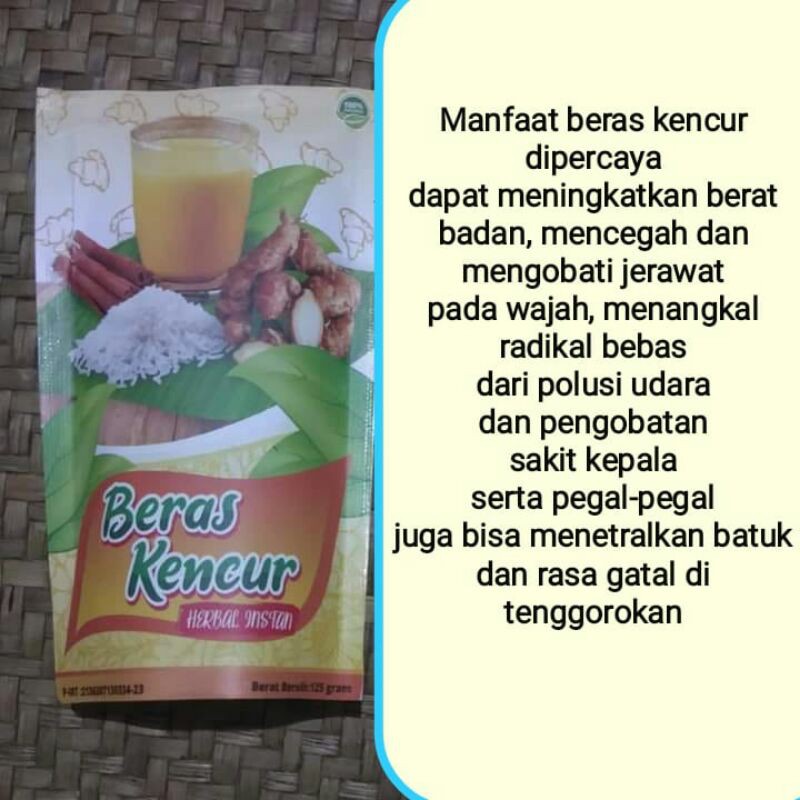

Beras Kencur