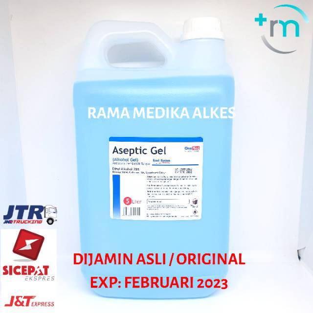 Aseptic Gel 5 Liter Onemed Galon | Aseptan Cair 5 liter Onemed | hand