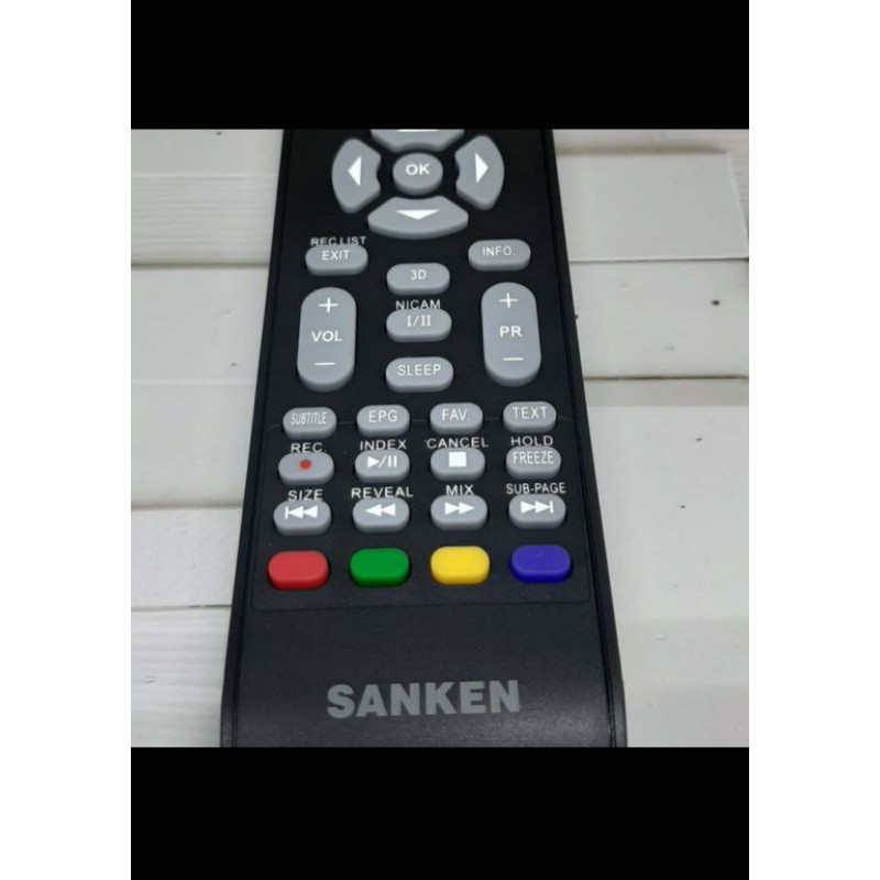 REMOTE REMOT SMART TV LED SANKEN 3D ORIGINAL ASLI